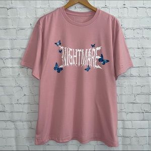 Tshirt nightmare & butterflies